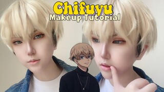 ❤️‍🔥Chifuyu Matsuno Cosplay Makeup Tutorial Tokyo Revengers❤️‍🔥