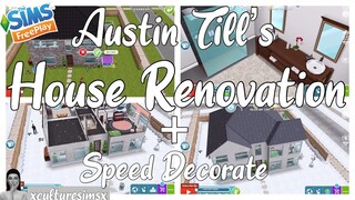 The Sims FreePlay - Austin Till's House Renovation + Speed Decorate With Me | XCultureSimsX