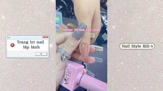 Trang trí nail lấp lánh