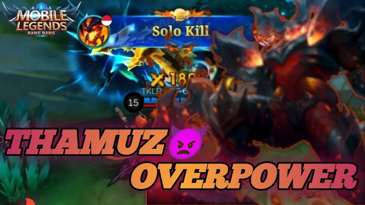THAMUZ👿LATE GAME  DAMAGE NYA BIKIN PANIK