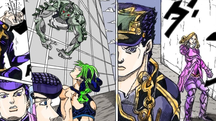 Josuke Xu Lun VS Ayah Bulan Baru, Jotaro Sadsuke VS Valentine