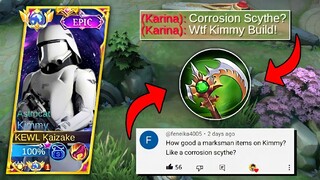 KIMMY NEW CORROSION SCYTHE BUILD IS DEADLY!💀 (ENEMY SHOCKED!😱) | MLBB