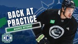 ETHAN BEAR, JACK STUDNICKA, & QUINN HUGHES AT CANUCKS PRACTICE TODAY - Ask Me Anything Answers