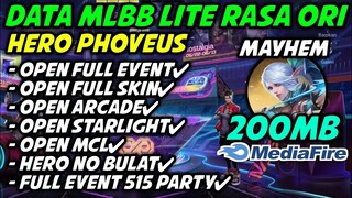 Data Mlbb Lite 200MB Patch STUN | EVENT 515 CARNIVAL PARTY | Cara Atasi Lag & Patah ML