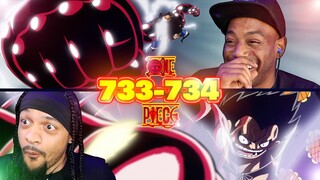 THE KING KONG GUN IS TUFF!! 😤 One Piece Reaction Episode 733-734