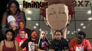 HAIKYUU SEASON 3 EPISODE 7 REACTION MASHUP!!