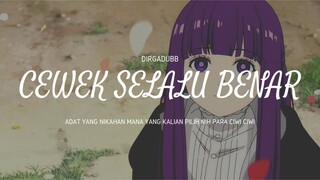 OMONGAN CEWEK HARUS DI IKUTI