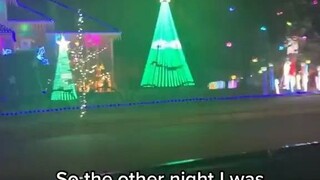 两棵圣诞树居然在吵架