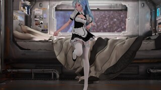 【4K】Du hành vũ trụ cùng cô hầu gái♥ Cô hầu gái Hatsune Ở lại tối nay