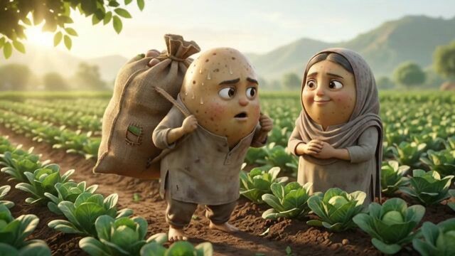 Part 2  🥔 Aalo Ki Mehnat vs 🍆 Baingan Ka Guroor | Emotional Story Hashtags#Shorts #Aalo #Baingan