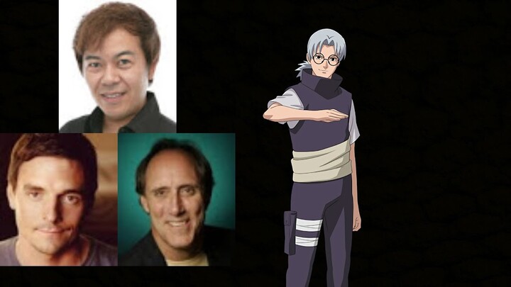 Anime Voice Comparison- Kabuto Yakushi (Naruto)