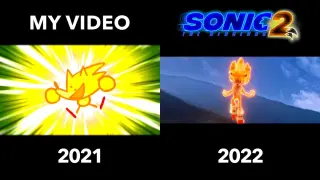 Sonic The Hedgehog 2: My Video VS. Actual Movie side-by-side @EG Animation