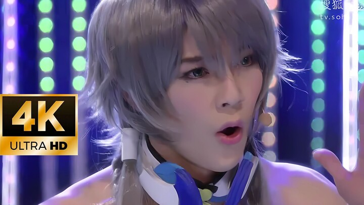 【4K】“Lip-Sync Showdown” 20160311: Wang Dongcheng cosplays the anime-style beauty Luo Tianyi
