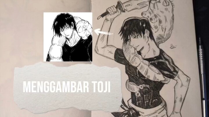 Menggambar Toji | Jujutsu Kaisen