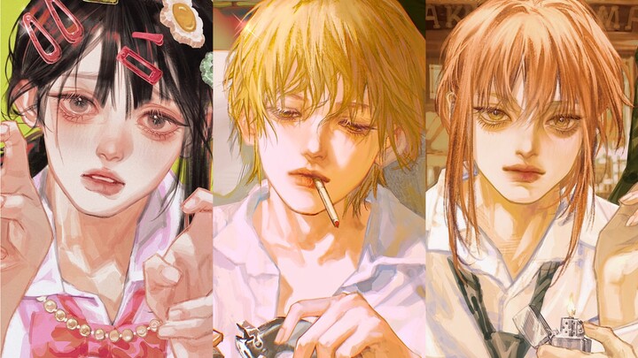 Kumpulan gambar Chainsaw Man yang pernah saya buat~