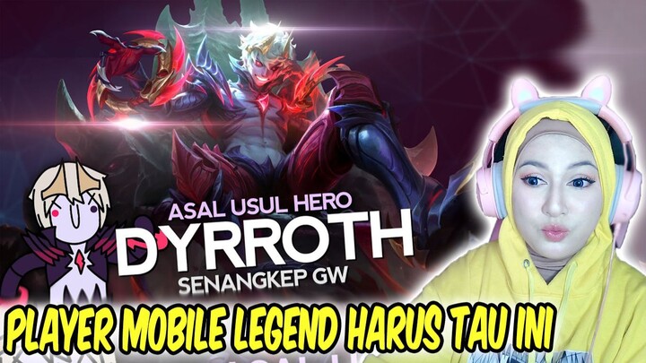 ASAL USUL HERO DYRROTH MOBILE LEGENDS | ANIMASI FLATTIBOY #KontesKreator