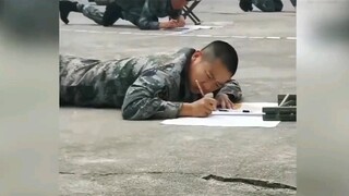 就是因为 学不进去才当的兵 结果当兵了也要学习