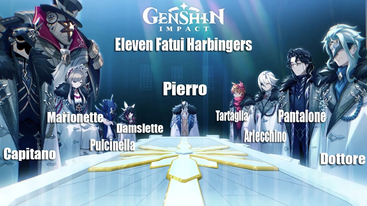 My Tier List Of The Fatui Harbingers Genshin Impact HoYoLAB, 48% OFF