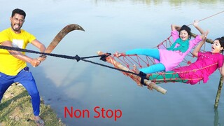 ต้องรับชม Non Stop Special New Comedy Video Amazing Funny Video 2022 Episode 46 By Maha Fun TV