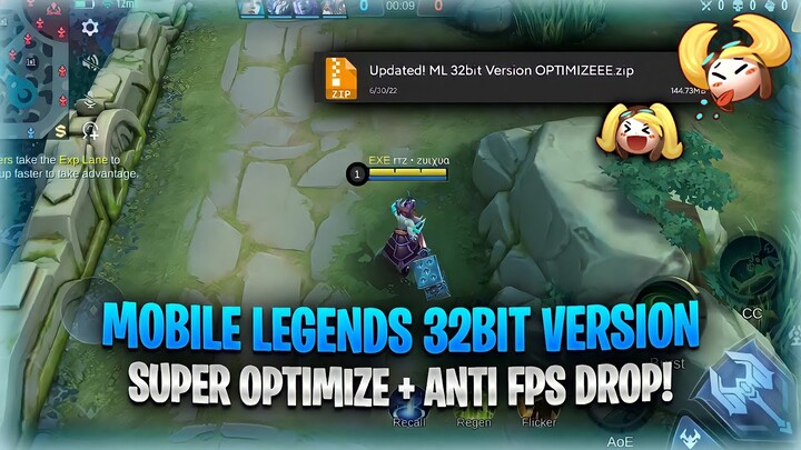 Latest! Mobile Legends 32bit Optimize Version - Increase FPS in Mobile Legends Anti FPS Drop | MLBB