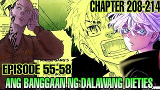 Tokyo Revengers Tagalog Episode 55 to 58 |Chapter 208-214 | Ang Banggaan ng Dalawang Dieties!!