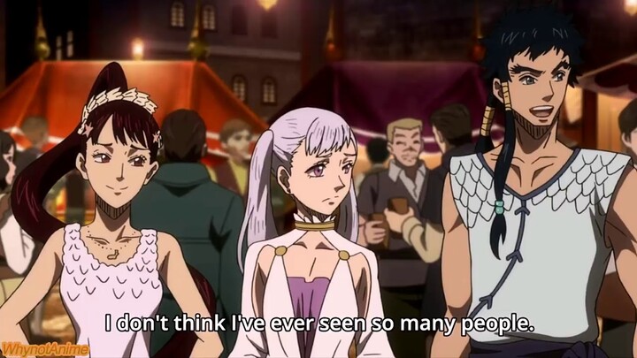 Black Clover Charlotte Roselei Star Festival Black Bulls and Vanessa drinking xD