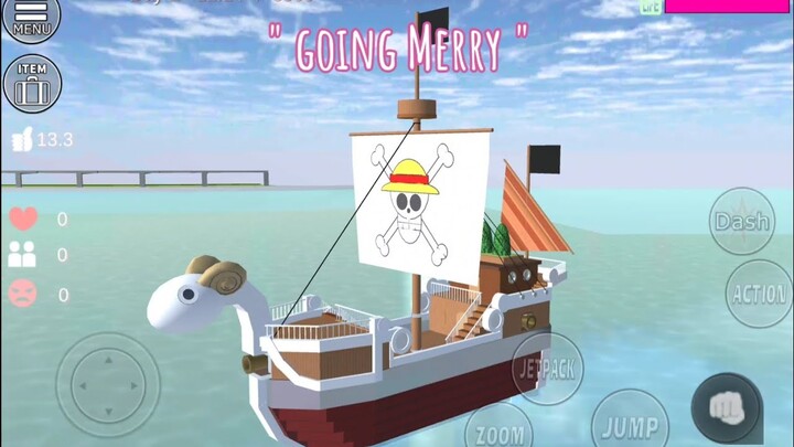 NEW PROPS ID 😍 GOING MERRY ( SAKURA SCHOOL SIMULATOR )