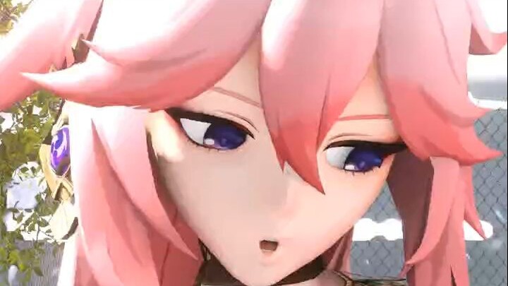 {MMD}Utada/Merry Christmas Mr. Lawrence{genshin impact/Yae Miko}
