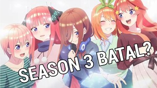 BATAL SEASON 3 ? - GO TOUBUN NO HANAYOME AKAN BERLANJUT KE MOVIE ?