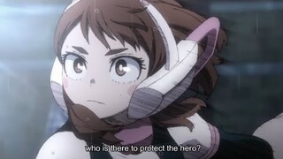 Uraraka protect deku from citizens | My hero academia s6 #anime