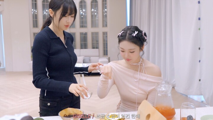 【aespa】[MY-log Behind] 。˚✩ This is how GISELLE and NINGNING really are ✩˚ 。 | Equal Conversation Tim