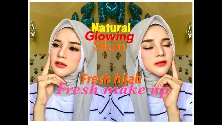 Tutorial Hijab dan Fresh make up 2019