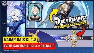 UPDATE!!! GRATIS SENJATA F2P BARU & JUGA KARAKTER DI 4.2 - GENSHIN IMPACT... (ENG SUB/DUB)