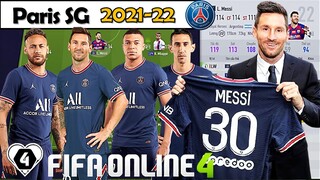 Xây Dựng & Trải Nghiệm ĐH "PSG 2021/22"  Trong FO4 Với Hàng Công Siêu Khủng: MESSI, NEYMAR, MBAPPE