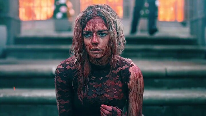 A nightmare on the wedding night: The bride narrowly escapes death. Suspenseful horror film "The Wed