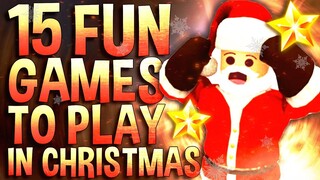 Top 15 Most Fun Roblox games to play with friends in Christmas