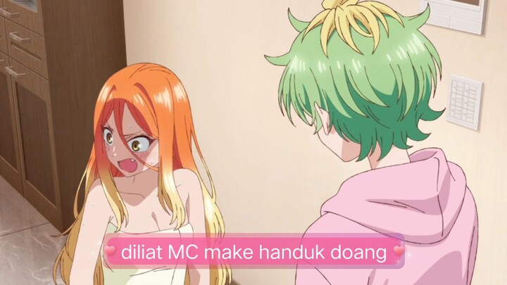 #KompetisiKreasiUnggahan3 , mukanya memerah gars MC ngeliat dia make handuk doang
