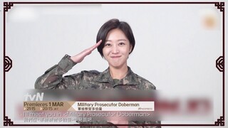 Military Prosecutor Doberman New Year Greetings