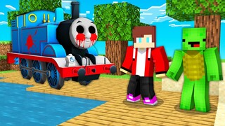 Cursed Thomas The Train vs JJ and Mikey in Minecraft Challenge Maizen