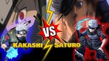 Kakashi Hatake vs  Saturo Gojo 1v1 Combat - Naruto jujutsu kaisen