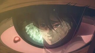 Eren opens his eyes to see mikasa one more time