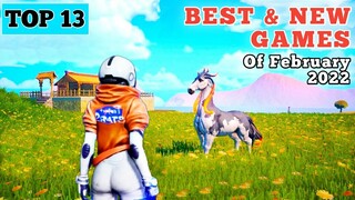 Top 13 BEST & NEW Games Of February 2022 for Android and iOS