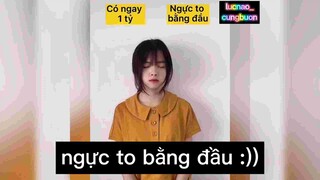 Ngực to bằng đầu :))
