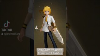Warrior Unique Costume Dragon Nest 2 Evolution #dragonnest2 #dragonnest2evolution