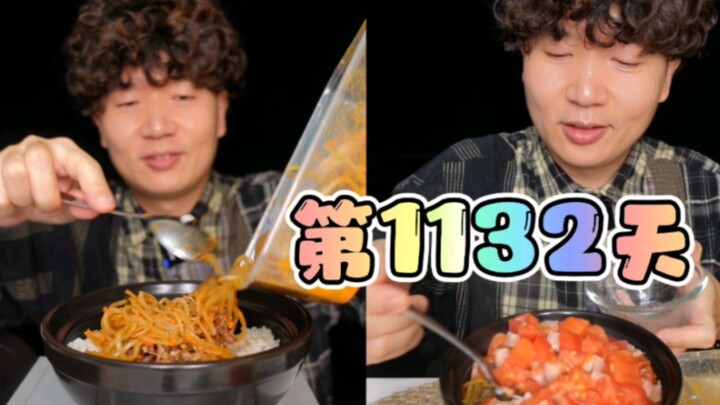 Apa inti dari sebuah porsi nasi campur? Yaitu mencampur apa pun yang tersisa dari makanan sebelumnya