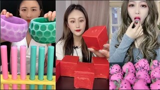 [ASMR] THÁNH ĂN ĐÁ| Ăn Đá lạnh, chocola đông lạnh đa màu sắc| Ice Eating MUKBANG SATİSFYİNG#225