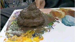 طلاب الفنون يرسمون مشاهد شهيرة بالألوان!