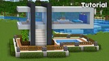 Minecraft Tutorial: How to Build a Modern Underground House - Easy #12