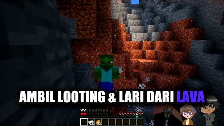 Ambil Looting & Lari Dari Lava 🌋