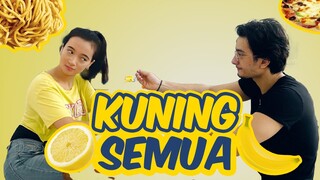 24 JAM MAKAN MAKANAN WARNA KUNING!